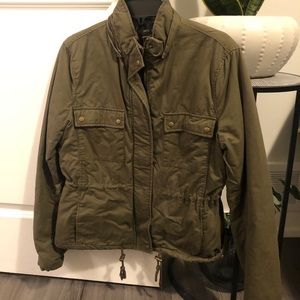 Army green layering jacket